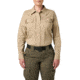 5.11 Tactical Flex-Tac TDU Ripstop Long Sleeve Shirt - Womens, TDU Khaki, Extra Large, 62081-162-XL
