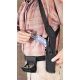 Uncle Mike's Sidekick Vertical Shoulder Holster, Right Hand, Matte, Black, 83031