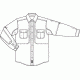 5.11 Black Tactical Shirt Long Sleeve - Nylon 72158 XXL