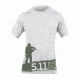 5.11 Tactical Taking Point Graphic T Shirt, Ash Grey