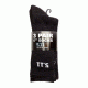 5.11 Tactical 6 inch Socks - 3 pack - Men's, Black, One Size, 50078-019-1 SZ