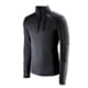 Forloh Deep Space Half Zip Long Sleeve Tops - Mens, Black, L, 10531-BB-L