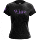 We the People Holsters Wine Makes Me Happy Womens Short Sleeve Shirt C02A1AD2, 6884870357090