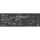 Cerus Gear 3mm Promats 12"x36" Ar-15 Instructional Char Gray, CERRMAR15INSPNK