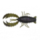 Big Bite Baits Real Deal Craw Soft Baits, 7 per Pack, Sprayed Grass, 4 inch, RDCRW