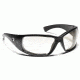 7 Eye Air Dam Sunglasses Taku, Sharp View Clear Lens, Matte Black Frame, S-L, Men 570140