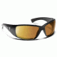 7 Eye Air Dam Sunglasses Taku, SharpView Copper PC Lens, Matte Black Frame, S-L, Men 570142