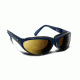 7 Eye Air Shield Diablo Sunglasses,SharpView Polarized Copper Lens,Sinister Blue Frame,M-L 170454