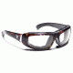 7 Eye Air Shield Sunglasses Bali,SharpView Clear Lens,Dark Tortoise Frame,S-M 180640