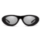 7 Eye Air Shield Sunglasses Cyclone, Sharp View Clear Pc Lens, Glossy Black Frame, L-XL, Men 200540