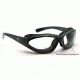 7 Eye Bora AirShield Sunglasses,Charcoal Frame,SharpView Clear +1.50 Reader Lens,L-XL 140340B