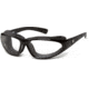 7 Eye Bora AirShield Sunglasses,Glossy Black Frame,SharpView Clear +1.50 Reader Lens,L-XL 140540B