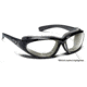 7 Eye Bora AirShield Sunglasses,Glossy Black Frame,SharpView Clear +2.50 Reader Lens,L-XL 140540F