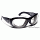 7 Eye Briza/ SharpView Clear +2.50 Reader Sunglasses, Glossy Black Frame, S-L 310540F