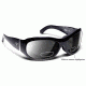 7 Eye Briza/ SharpView Gray +2.50 Reader Sunglasses, Glossy Black Frame, S-L 310541F