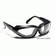 7 Eye Cape AirShield Sunglasses,Glossy Black Frame,SharpView Clear +2.50 Reader Lens,S-L 190540F
