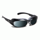 7 Eye Churada AirShield Sunglasses,Matte Black Frame,SharpView Polarized Gray Lens,S-M 160153