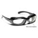 7 Eye Churada AirShield Sunglasses,Glossy Black Frame,SharpView Clear +2.00 Reader Lens,S-M 160540D