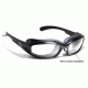 7 Eye Churada AirShield Sunglasses,Matte Black Frame,SharpView Clear +1.50 Reader Lens,S-M 160140B