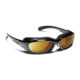 7 Eye Churada Sunglasses, Glossy Black Frame, Re-ACT NXT Copper Lens 160521