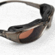7 Eye Churada Sunglasses, Brown Crystal Frame, Sharp View Copper Lens 164442