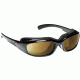7 Eye Churada Sunglasses Brown Crystal Frame Sharp View Copper Lens 164442