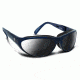 7 Eye Diablo Sunglasses, DARKshift Extra Dark Photochromic Lens, Sinister Blue Frame, M-L 170416