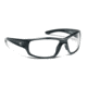 7 Eye Signature Series Rake Sunglasses,SharpView Clear Lens,Charcoal Frame,M-XL 910340