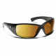 7 Eye Taku AirDam Sunglasses,Matte Black Frame,SharpView Polarized Copper Lens,M-XL 570154