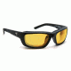 7 Eye Ventus AirShield Sunglasses,Matte Black Frame,SharpView Yellow Lens,S-M 130143