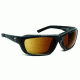 7 Eye Ventus AirShield Sunglasses,Glossy Black Frame,SharpView Copper Lens,S-M 130542