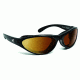 7 Eye Viento AirShield Sunglasses,Glossy Black Frame,SharpView Copper Lens,S-M 150542