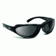 7 Eye Viento AirShield Sunglasses,Glossy Black Frame,SharpVIew Gray Lens,S-M 150541