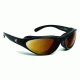 7 Eye Viento AirShield Sunglasses,Matte Black Frame,SharpView Copper Lens,S-M 150142