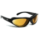 7 Eye Viento AirShield Sunglasses,Matte Black Frame,SharpView Yellow Lens,S-M 150143