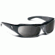 7 Eye Whirlwind- SharpView Polarized Copper Sunglasses, Glossy Black, S-M 120554