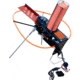 A mechanical clay disc thrower. 