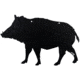 A wild hog steel target. 