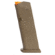 Glock Handgun Magazine G19 FDE Floor Plate FDE - Orange Follower 15/rd Bulk D27FE10C, GL47356