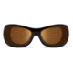 7Eye by Panoptix Womens AirShield Sedona Sunglasses, RX Ready, Black Pearl Frame, SharpView Copper Lens, M-L 325042