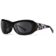 7Eye by Panoptix Womens AirShield Sedona Sunglasses, RX Ready, Black Pearl Frame, SharpView Polarized Gray Lens, M-L 325053