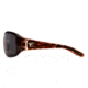 7Eye by Panoptix Womens AirShield Sedona Sunglasses, RX Ready, Light Tortoise Frame, SharpView Polarized Gray Lens, M-L 326053