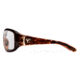7Eye by Panoptix Womens AirShield Sedona Sunglasses, RX Ready, Light Tortoise Frame, SharpView Clear Lens, M-L 326040