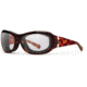 7Eye by Panoptix Womens AirShield Sedona Sunglasses, RX Ready, Light Tortoise Frame, SharpView Clear Lens, M-L 326040