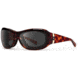 7Eye by Panoptix Womens AirShield Sedona Sunglasses, RX Ready, Light Tortoise Frame, SharpView Gray Lens, M-L 326041