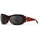 7Eye by Panoptix Womens AirShield Sedona Sunglasses, RX Ready, Light Tortoise Frame, SharpView Polarized Gray Lens, M-L 326053