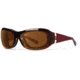 7Eye by Panoptix Womens AirShield Sedona Sunglasses, RX Ready, Ruby Fade Frame, SharpView Copper Lens, M-L 326442