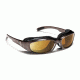 7eye 164442 Churada Rx Progressive Sunglasses Airshield Brown Crystal Frames
