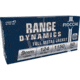 Fiocchi Range Dynamics 9mm Luger 124 Grain FMJ Brass Cased Pistol Ammo, 1000 Rounds, 9APBCASE