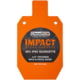 Champion Traps and Targets Impact Steel Silhouette Target - 50% IPSC Rifle Rated, Orange, 44921C